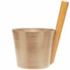 Rento Sauna Bucket with Straight Handle