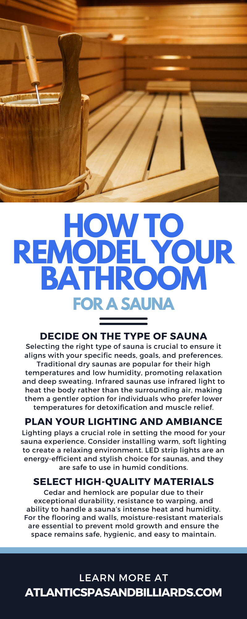 How To Remodel Your Bathroom for a Sauna