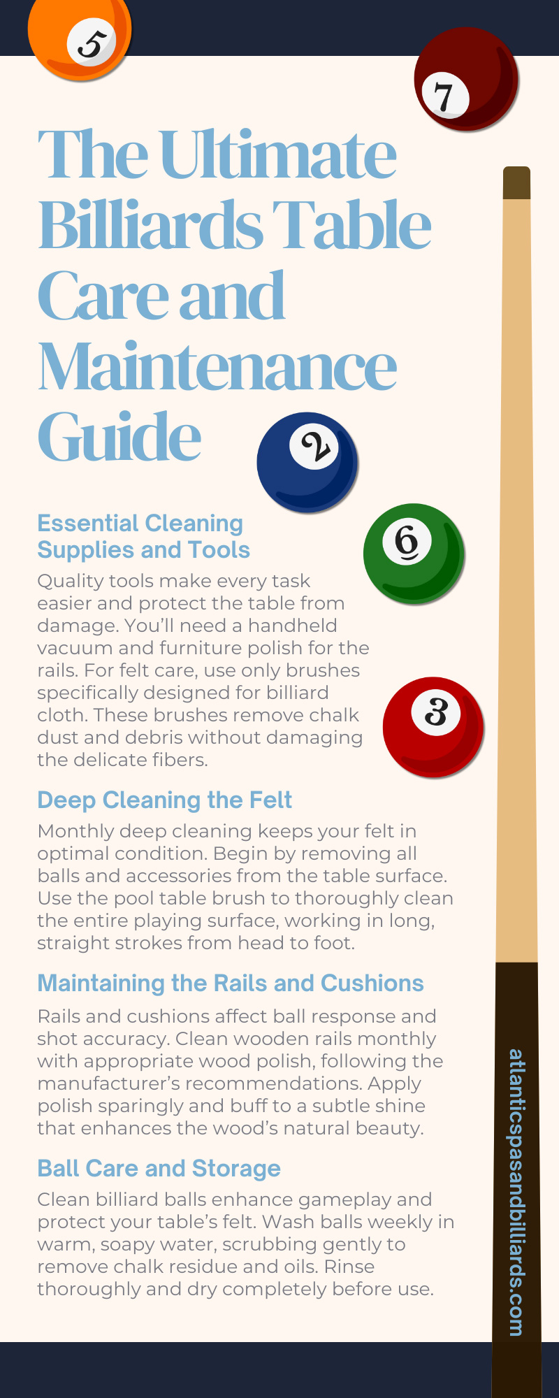 The Ultimate Billiards Table Care and Maintenance Guide