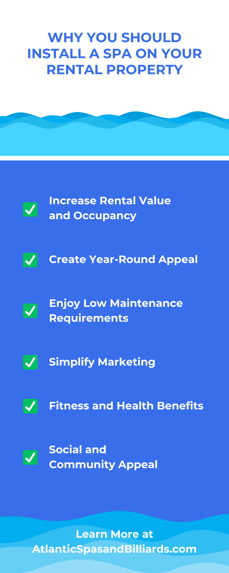 Why You Should Install a Spa on Your Rental Property